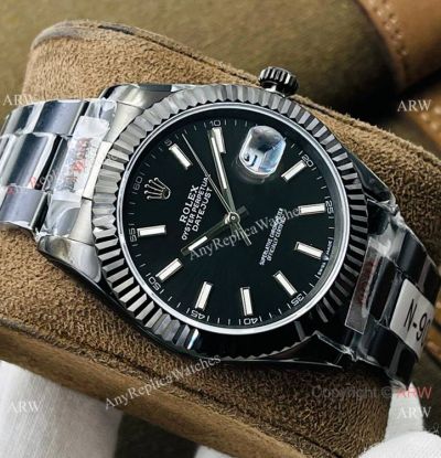 Swiss Copy Rolex Datejust 41 'Black Venom' DR Factory 2824 Watch Solid Black